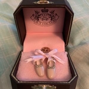 Juicy Couture Jewelry | Juicy Couture Ballet Slippers Charm | Color: Pink